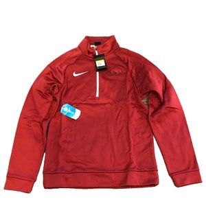 NWT Arkansas Razorbacks Nike Therma 1/4 Zip Pullover Circuit Logo Jacket